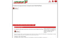 Desktop Screenshot of lesueurtp.fr