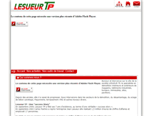 Tablet Screenshot of lesueurtp.fr